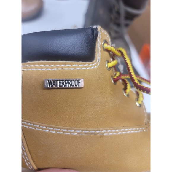 Smartfit Waterproof‎ Tan Brown Boots Size 6 Toddler Lace Up Zipper Warm - Picture 6 of 7